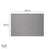 Alfombra Lavable Gris 170 x 240 cm Blair Home 1 un