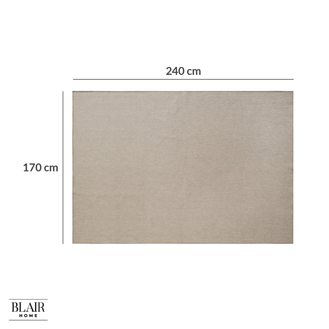 Alfombra Lavable Beige 170 x 240 cm Blair Home 1 un