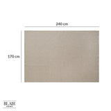 Alfombra Lavable Beige 170 x 240 cm Blair Home 1 un
