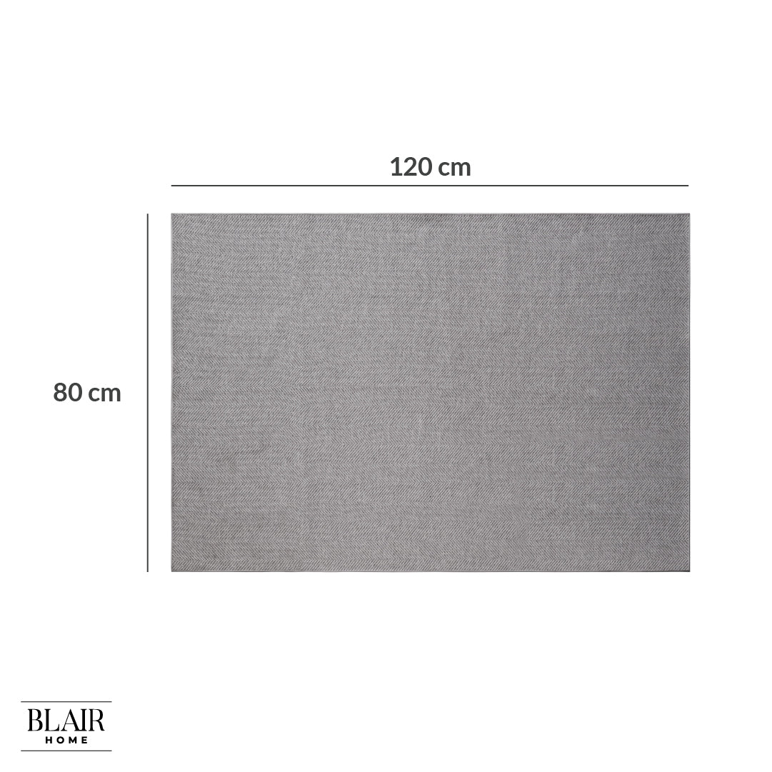 Alfombra Lavable Gris 80 x 120 cm Blair Home 1 un