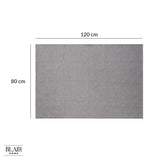 Alfombra Lavable Gris 80 x 120 cm Blair Home 1 un