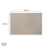 Alfombra Lavable Beige 80 x 120 cm Blair Home 1 un
