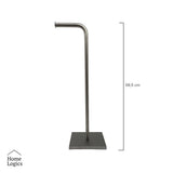 Porta Rollo De Papel Para Baño De Acero Inoxidable con Base Home Logics 1 un