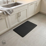 Set 2 Alfombras Anti Fatiga Negro 45x75 cm y 45 x 120 cm 12mm Home Logics 1 un