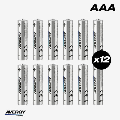 Pilas AAA Alcalinas Premium Pack 12 Unidades Avergy 1 un