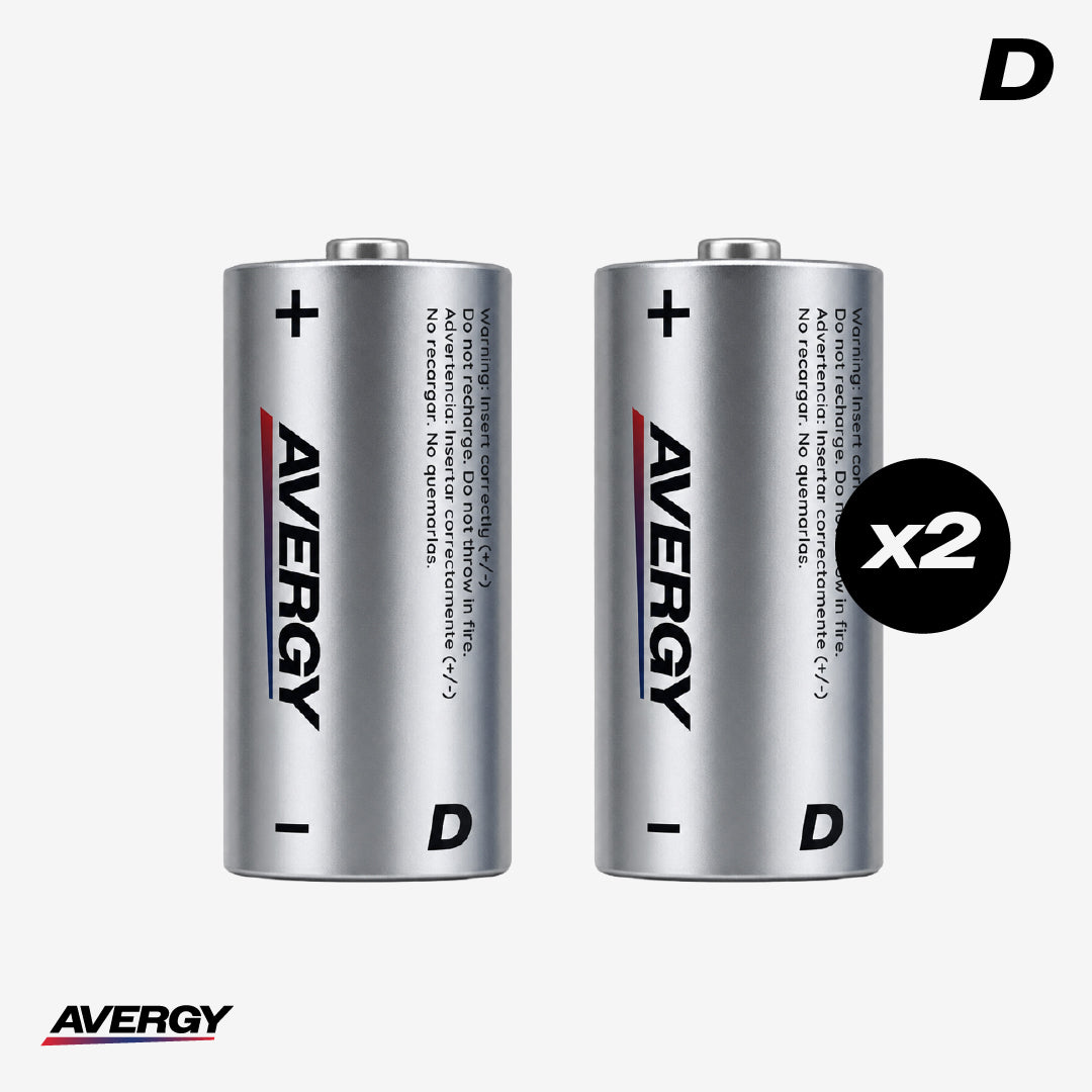 Pilas D Alcalinas Pack 2 Unidades Avergy 1 un