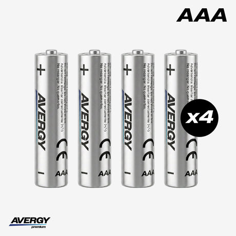 Pilas AAA Alcalinas Premium Pack 4 Unidades Avergy 1 un