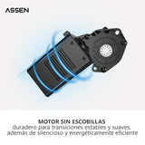 Escritorio Altura Regulable Base Negra Classic Series 120x60cm Assen 1 un