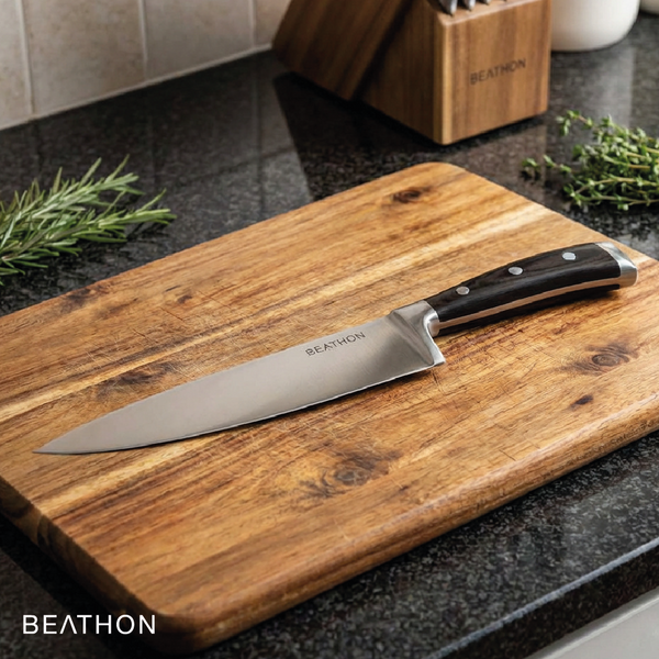 Cuchillo Chef 8" Acero Inoxidable Beathon 1 un