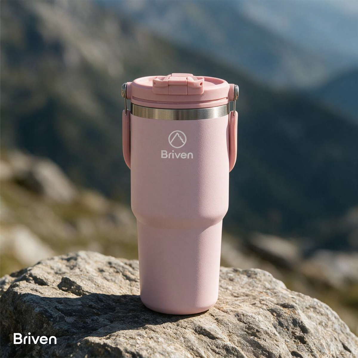 Botella Tumbler 900 ml Pink Briven 1 un