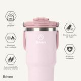 Botella Tumbler 900 ml Pink Briven 1 un