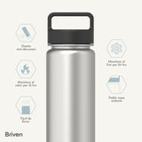 Botella Térmica 750 ml Plateada Briven 1 un