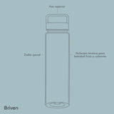 Botella Térmica 750 ml Plateada Briven 1 un