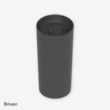 Mug Térmico 400 ml Negro Briven 1 un