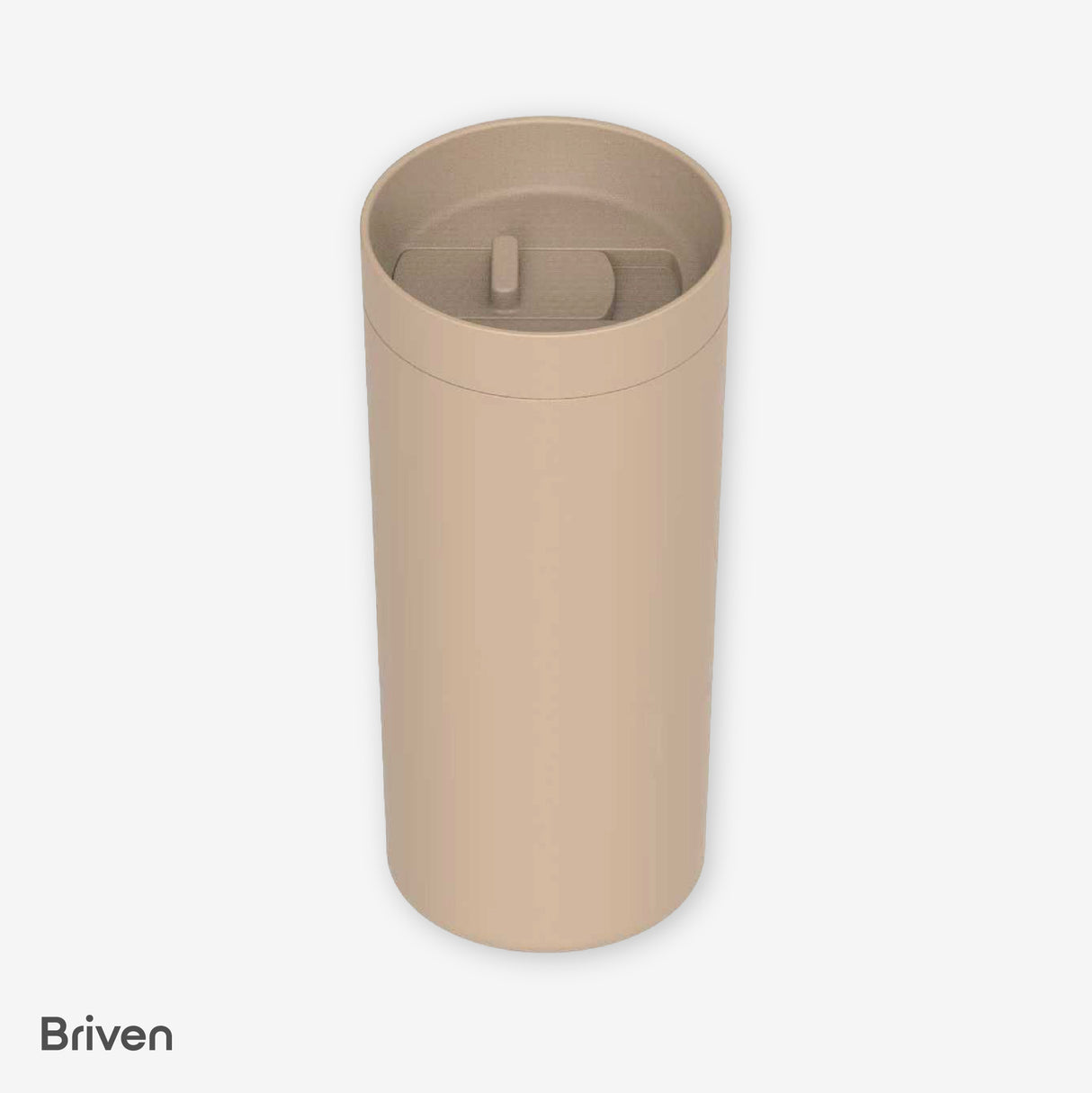 Mug Térmico 400 ml Beige Briven 1 un