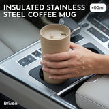 Mug Térmico 400 ml Beige Briven 1 un