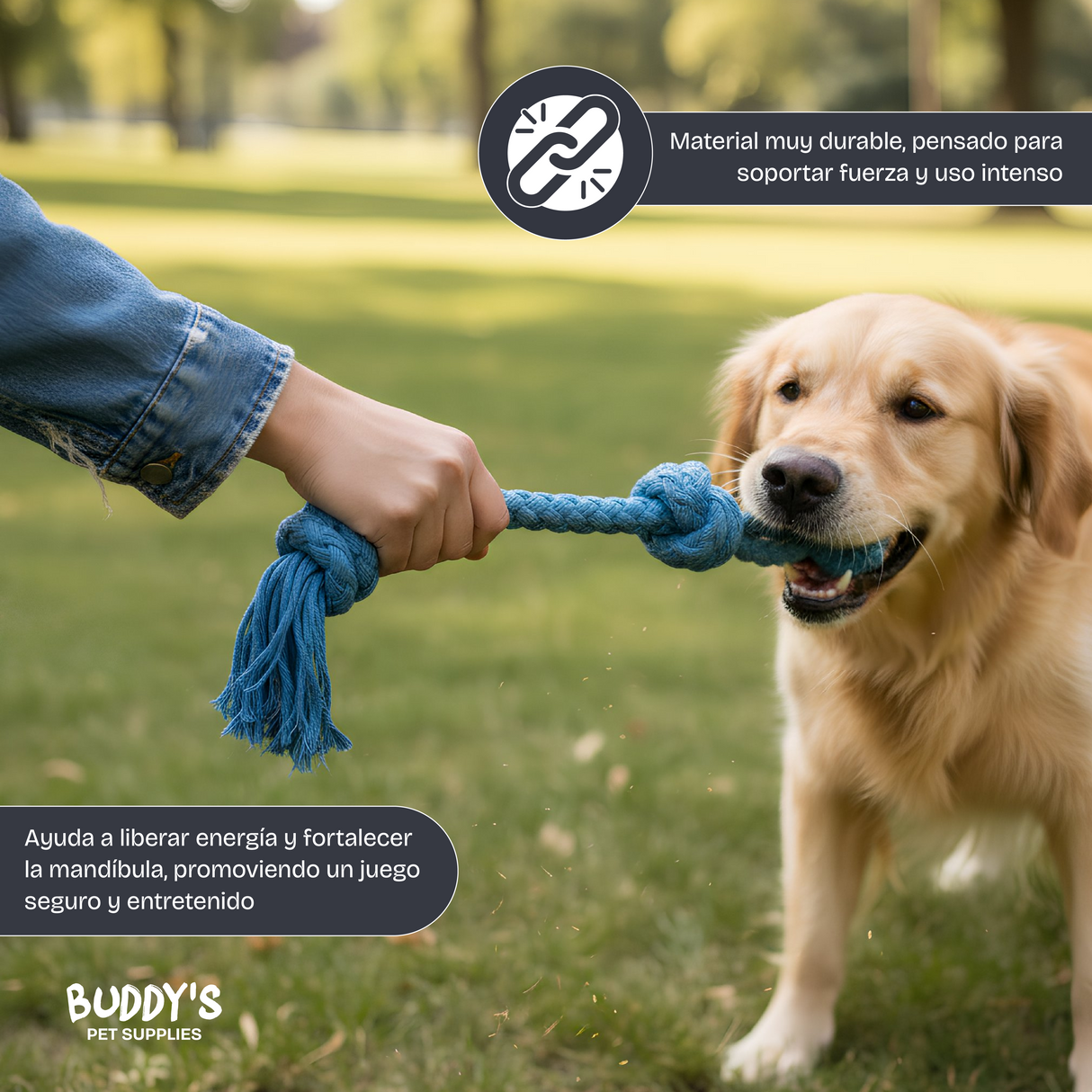 Mordedor de Cuerda para Perro Buddy´s Pet Supplies 1 un