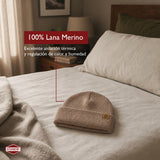 Gorro Beanie Dourmont 100% Lana Merino Dune 1 un