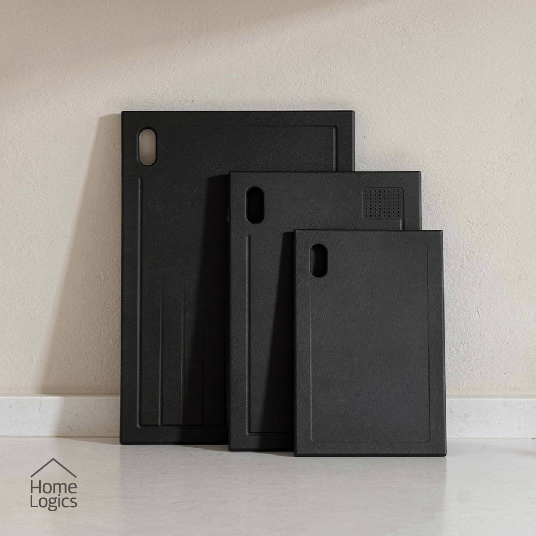 Set 3 Tablas de Cortar Home Logics Charcoal 3 un 1 un