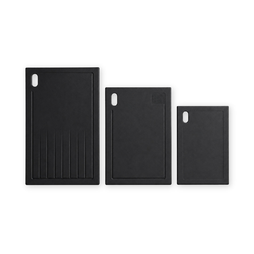 Set 3 Tablas de Cortar Home Logics Charcoal 3 un 1 un