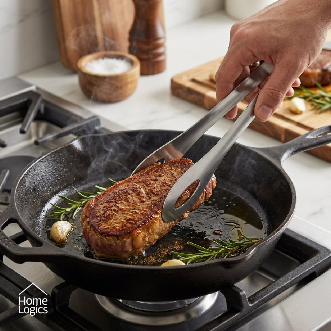 Pinza de Cocina Acero Inoxidable Home Logics 1 un