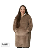 Poleron Manta Sherpa Café Snuzz Loungewear 1 un