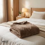 Poleron Manta Sherpa Café Snuzz Loungewear 1 un