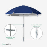 Quitasol de Playa Dark Blue 2.4m Sunseeker 1 un