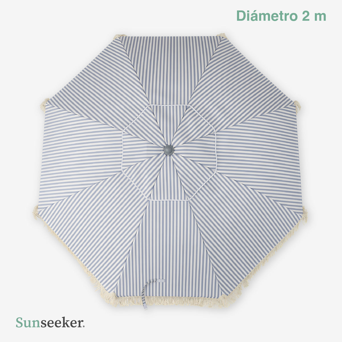 Quitasol de Playa Ibiza Light Gray 2m Sunseeker 1 un