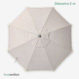 Quitasol de Playa Ibiza Beige Sand 2m Sunseeker 1 un