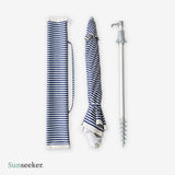 Quitasol de Playa Gray Stripes 2.4m Sunseeker 1 un