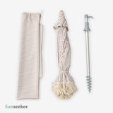 Quitasol de Playa Ibiza Beige Sand 2m Sunseeker 1 un