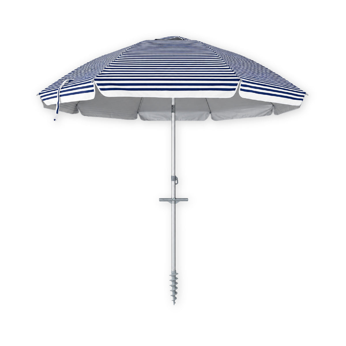 Quitasol de Playa Gray Stripes 2.4m Sunseeker 1 un