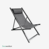 Silla Reposera Playa Plegable Grey Sunseeker 1 un