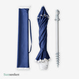 Quitasol de Playa Dark Blue 2.4m Sunseeker 1 un