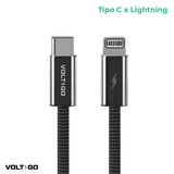 Cable USB-C a Lightning para iPhone 1.5 m VoltGo 1 un