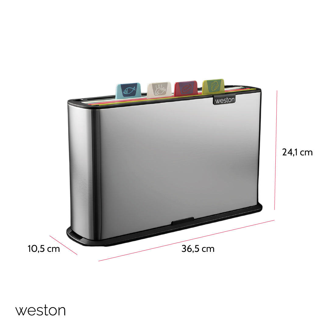 Organizador para Cuchillos con Tablas de Picar Weston 1 un