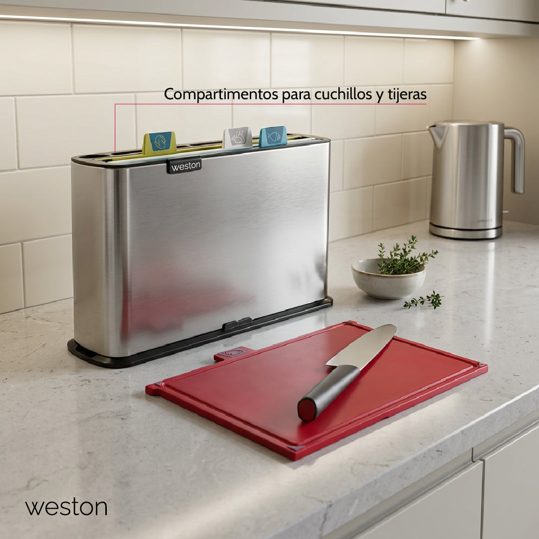 Organizador para Cuchillos con Tablas de Picar Weston 1 un