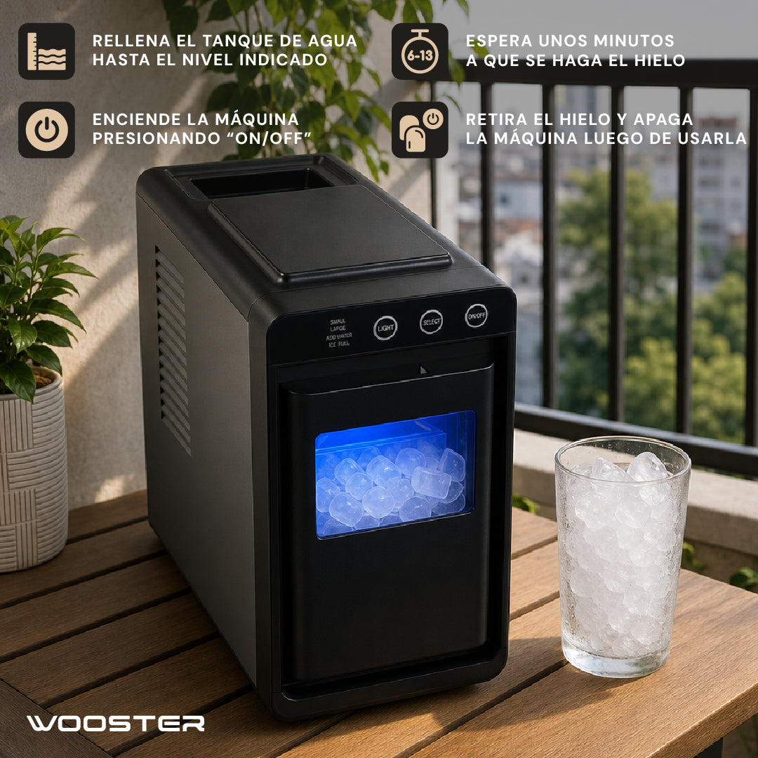 Maquina para hacer Hielos Vertical Wooster 1 un