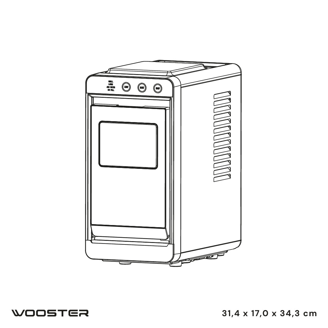 Maquina para hacer Hielos Vertical Wooster 1 un