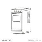 Maquina para hacer Hielos Vertical Wooster 1 un