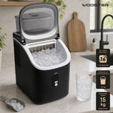 Maquina para hacer Hielos Cubo Negra con Tanque Wooster 1 un