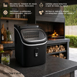 Maquina para hacer Hielos Cubo Negra con Tanque Wooster 1 un
