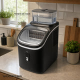 Maquina para hacer Hielos Cubo Negra con Tanque Wooster 1 un