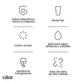 Set 6 vasos altos - Glint (470 ml)