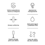 Set 6 copas de champaña - Glint (180 ml)