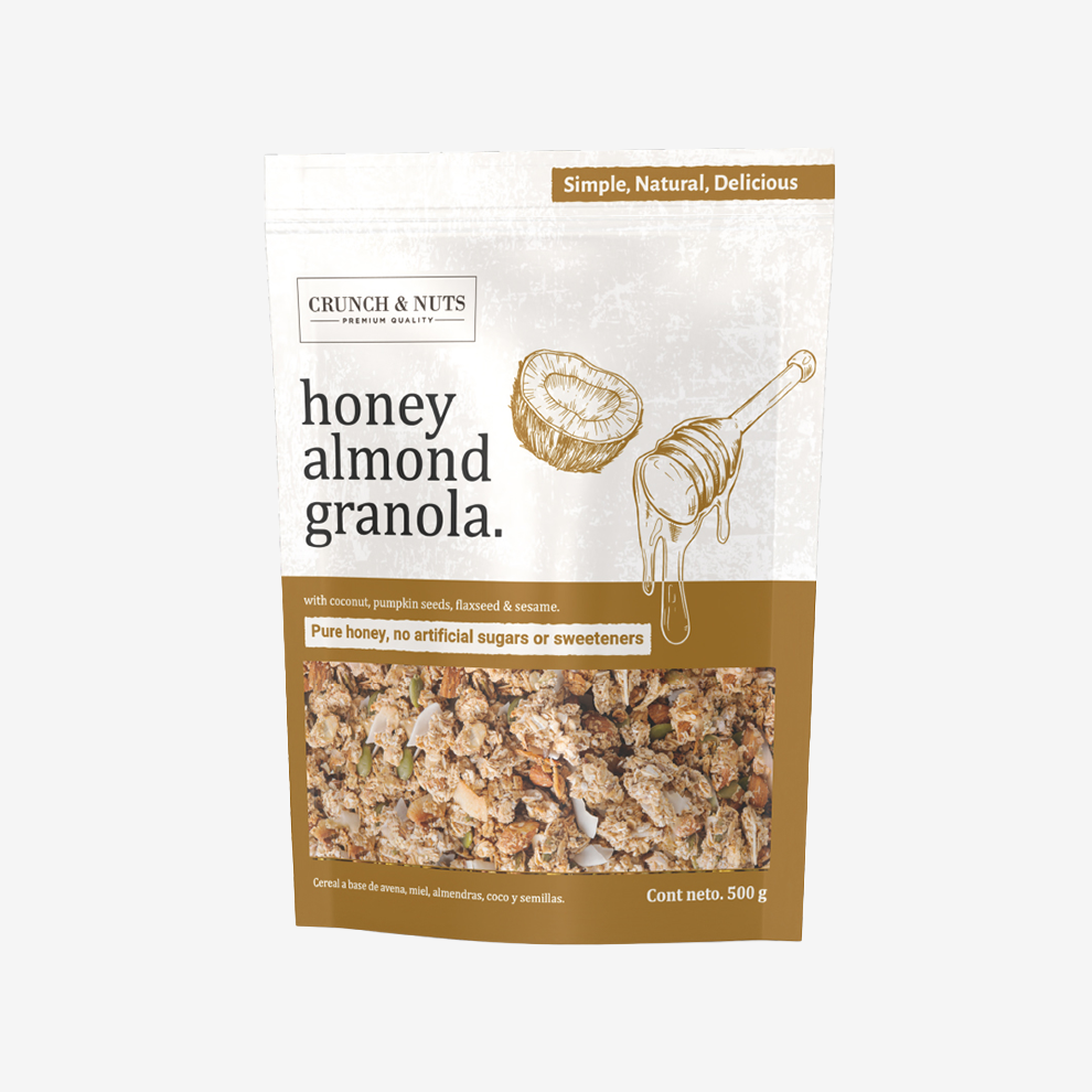 Granola Almendra Miel Crunch & Nuts 500 g