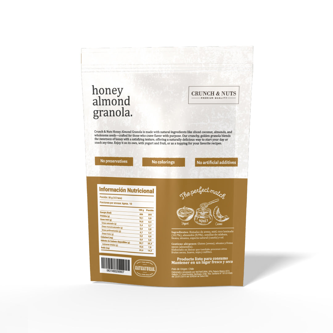 Granola Almendra Miel Crunch & Nuts 500 g