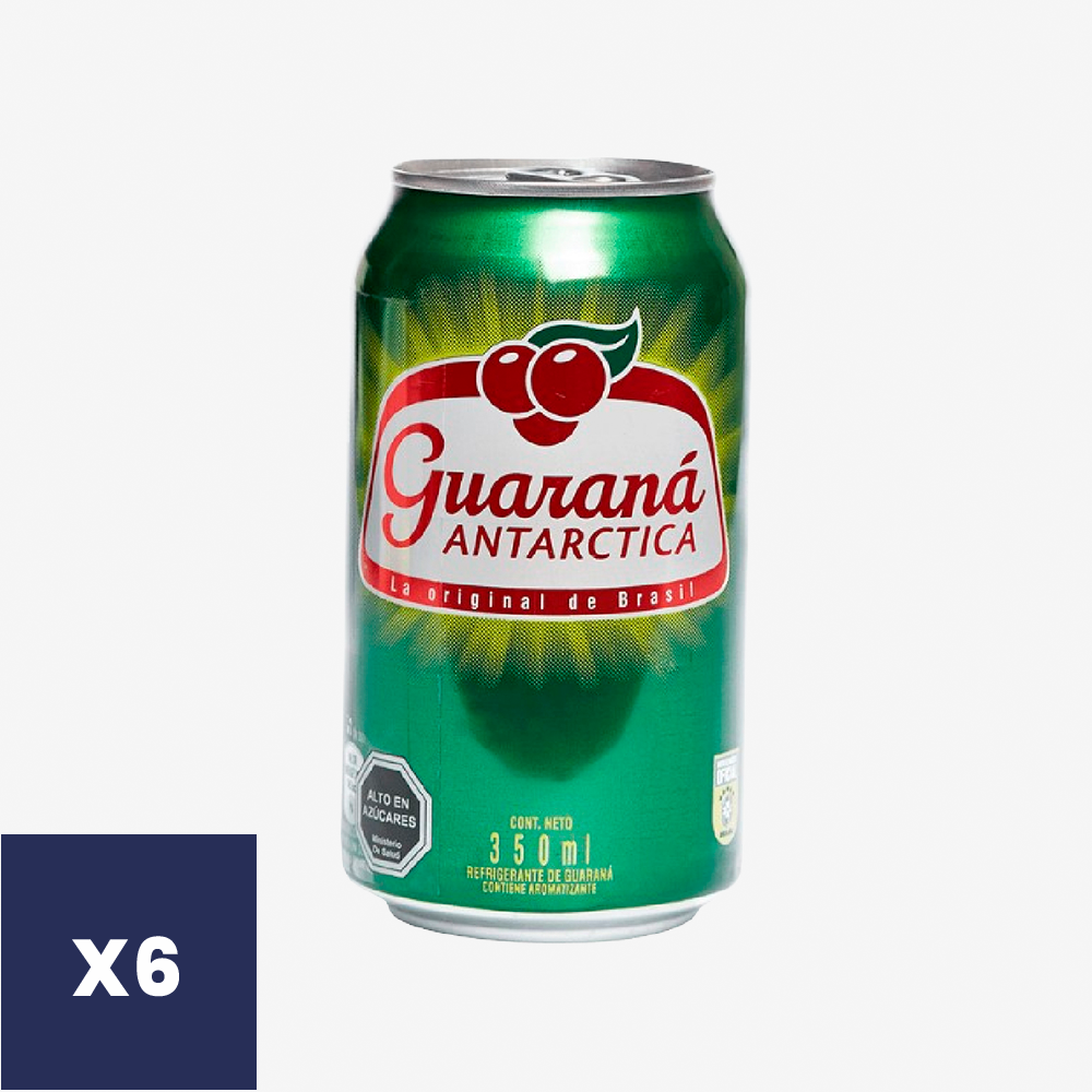 Bebida Guaraná Antarctica 6 x 350 ml