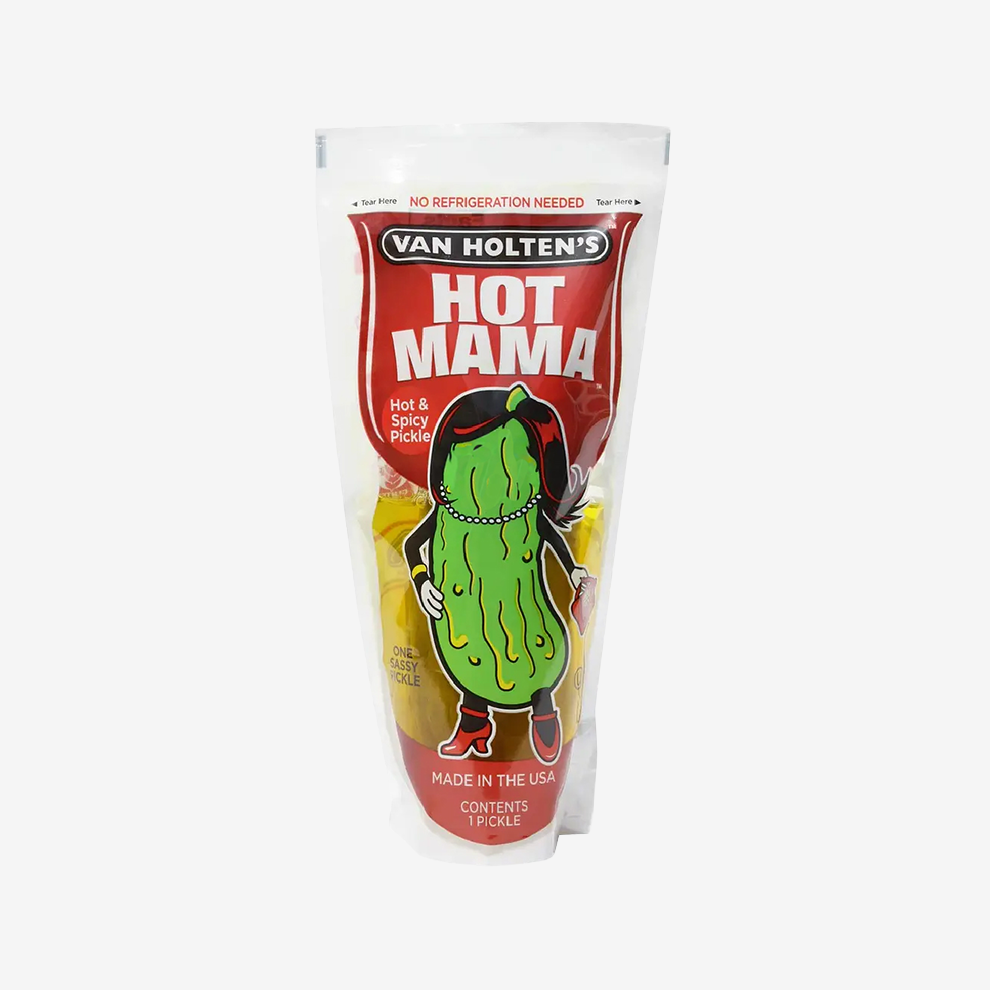 Pepinillos Hot Mama Dill Van Holten's 255 g